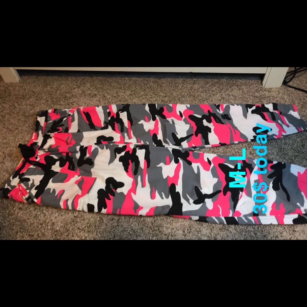 Pink Camo Pants